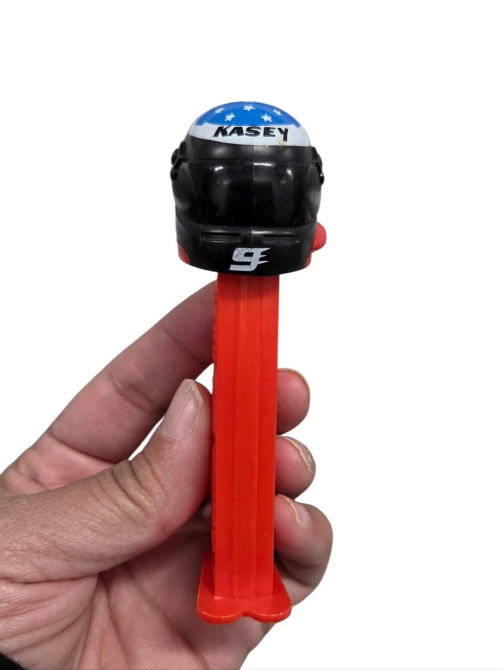 Vintage 2005 Kasey Kahne #9 Helmet PEZ Candy Dispenser Red, Black, Blue